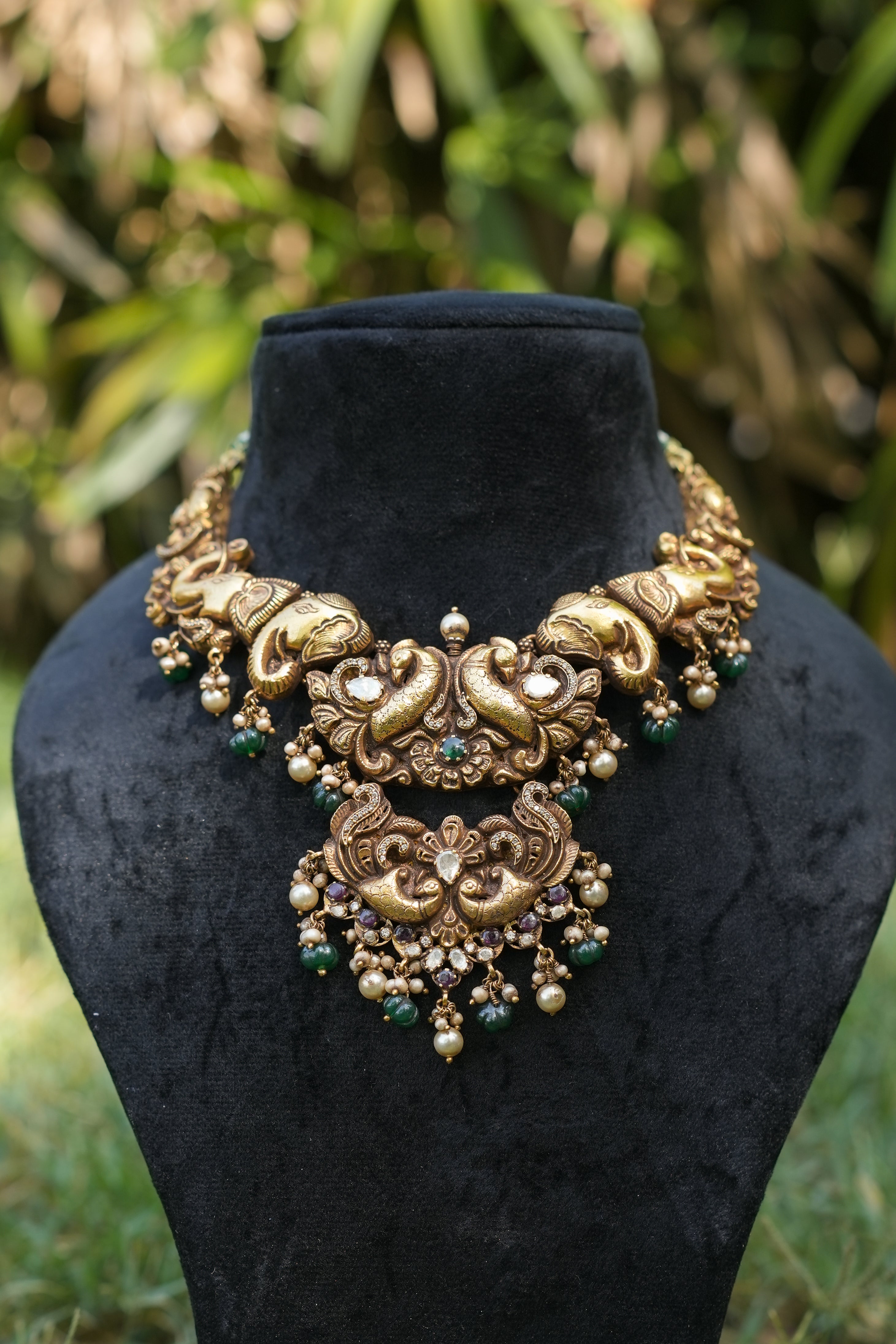 Sringaar Elephant Necklace image 0